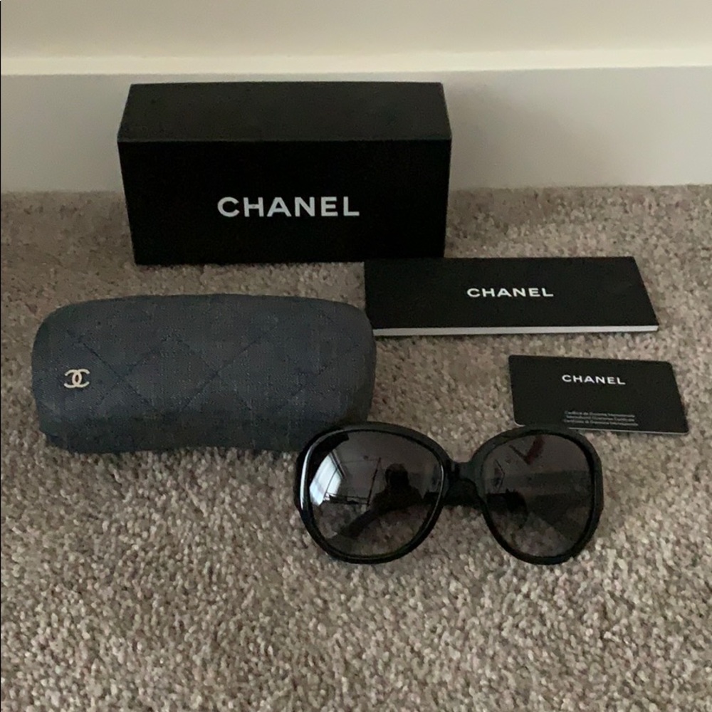 AUTHENTIC Chanel Denim Sunglasses